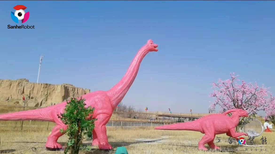 全新浪漫粉色恐龍主題   粉色恐龍萌寵模型來嘍~